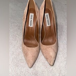 New Suede Nude Heels